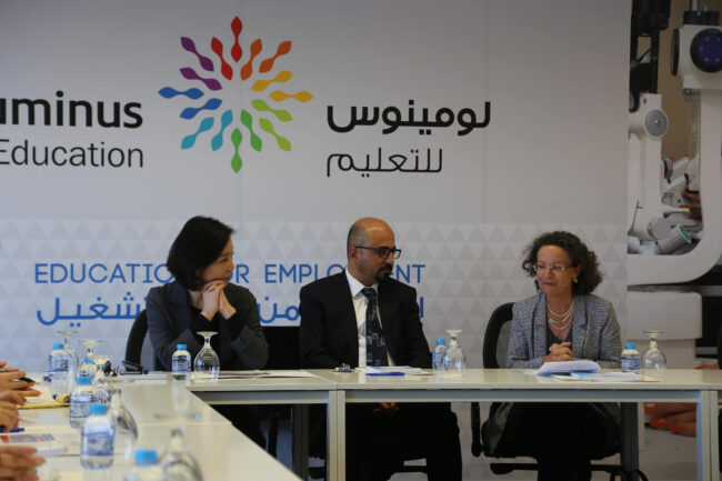 The-Korean-Deputy-Foreign-Minister-visited-Al-Quds-College